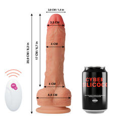 Vibrator Cyber Silicock »Mr. Rick« 20,9 cm - Natural