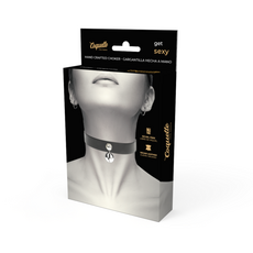 Choker din Piele Ecologica Coquette Chic Desire - Negru