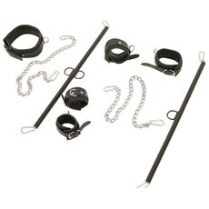 Set Bondage Piele Naturala  Zado - Negru##