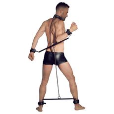 Set Bondage Piele Naturala  Zado - Negru##