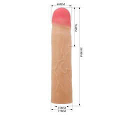 Prelungitor Penis Pretty Love &raquo;Kilian&laquo; 20,5 cm - Natural