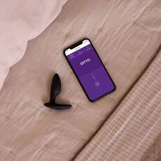 Vibrator WE-VIBE &raquo;Ditto+&laquo; Negru - Tester - dimensiuni complete