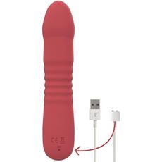 Vibrator Intense »Juni Up & Down« 17,3 cm - Rosu