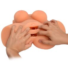 Masturbator 3D Mistress "Emma Half Body" 44 cm - Natural##