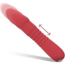 Vibrator Intense »Juni Up & Down« 17,3 cm - Rosu