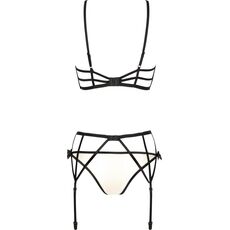 Set Lenjerie Intima de Lux Beauty Night Savannah - Bej