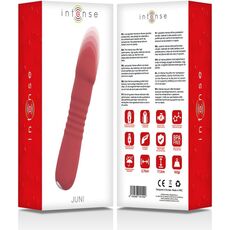 Vibrator Intense »Juni Up & Down« 17,3 cm - Rosu