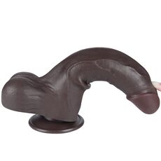 Dildo Realistic  8.5" Lovetoy "Sliding Skin Dual Layer Dong" 22 cm - detaliu design