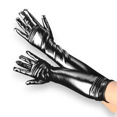 Manusi Lungi Kinky Pleasure - Negru