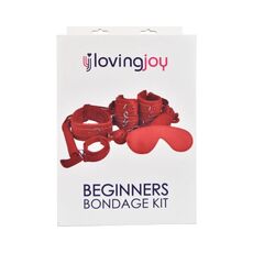 Set Bondage Loving Joy "Beginner’s" 8 piese - Rosu##