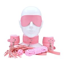Set Bondage Bound to Play "Beginner Kit" 8 Piese - Roz