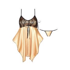 Camasa de Noapte Julieta Chemise Beauty Night - Galben