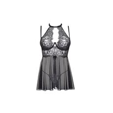 BabyDoll Beauty Night Mariana Chemise - Argintiu