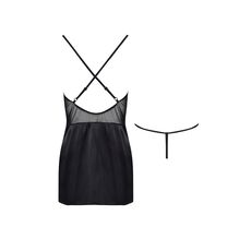 Camasa de Noapte Marinela Chemise Beauty Night - Negru