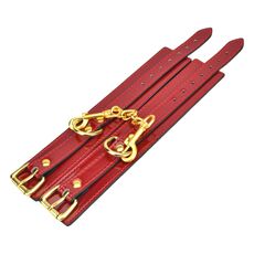 Catuse  Bound to Please "Red Wrist Cuffs" - Rosu##