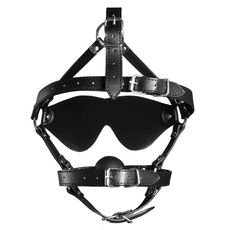 Masca Unisex Ouch "Blindfolded Head" - Negru##