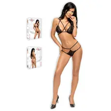 Set Lenjerie Intima Beauty Night Steffie - Negru