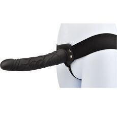Hollow Strapon, Loving Joy, Negru, 23 cm#