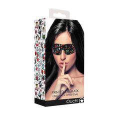 Masca de Ochi Ouch "Glamour" - Negru##