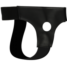Chilot Strapon, Darkness, Hole Strap, piele eco, negru, S-L#