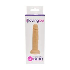 Dildo Realistic Natural, Loving Joy, cu ventuza, 13 cm#