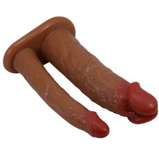 Dildo Dublu Extender, Pretty Love, prelungitor penis - dimensiuni complete