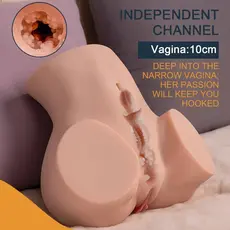 Masturbator XISE "Sydni" 37 cm - Natural,  7 Vibratii si 3 Viteze#