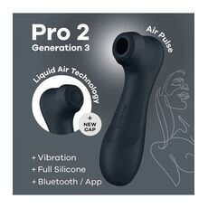 Vibrator Satisfyer »Pro 2« Generation 3, Negru