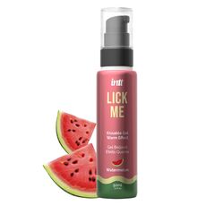 Gel Erotic comestibil, Lick Me Honey, Intt, Watermelon, 50 ml - vedere frontala