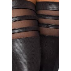 Sexy Metalic Gogo-Set "Black Seduction" Saresia - Negru