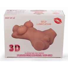 Masturbator II - 3D Mistress "Double Hole" 35 cm - Natural