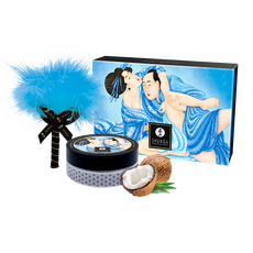 Set Shunga Kissable Massage Powder Coconut Thrills, 75 ml