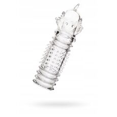 Prelungitor Penis cu tepi A-Toys, Baldi, silicon, 15.3 cm#
