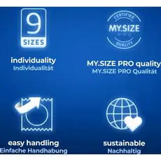 Prezervative Premium My Size "MY SIZE PRO" 53 mm - 36 Buc#