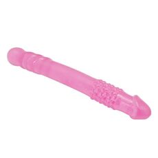 Dildo Dublu, Toyz4Lovers, Twofold, 25,4 cm - Roz