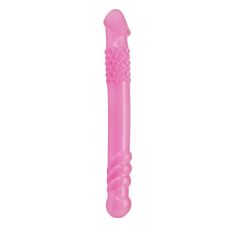 Dildo Dublu, Toyz4Lovers, Twofold, 25,4 cm - Roz