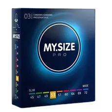 Prezervative Premium My Size "MY SIZE PRO" 53 mm - 3 Buc