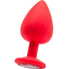 Butt Plug OUCH, Extra Large Diamond, Rosu