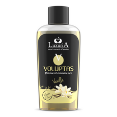 Gel pentru masaj comestibil cu efect de incalzire, Luxuria, Voluptas Vanilla, aroma vanilie, 100 ml#