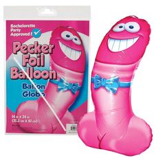 Balon XL din folie - Pecker Foil Balloon, 61 cm