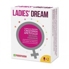 Capsule LADIES DREAM, cresterea apetitului sexual si libidoului feminin, Parapharm 2 capsule