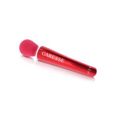 Aparat de masaj CARESSE Compact Wand, Rosu