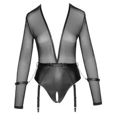 Body Cottelli Bondage plasa neagra semitransparenta