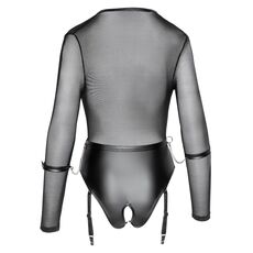 Body Cottelli Bondage plasa neagra semitransparenta
