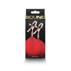 ​Cleme pentru mameloane F1 Fulgi Roșii, NS Novelties Nipple Clamps