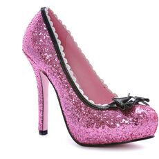 Pantofi cu toc Princess Heels Woman Shoes, Leg Avenue - Argintiu