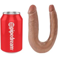 Dildo Dublu King Cock Double Trouble, 15 cm