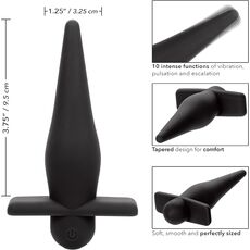 Vibrator Anal Calexotics  »High Intensity« 10 Vibratii - incarcare USB, Negru