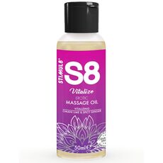 Ulei de masaj erotic S8 Vitalize - Lime Omani & Ghimbir Picant, 50 ml
