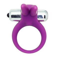 Inel cu Vibratii Toyz4Lovers "Rabbit" Violet - detaliu design